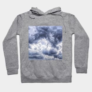 SCENERY 67 - Gray White Cloud Sky Daytime Cumulus Meteorological Hoodie